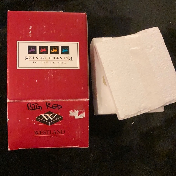 Big Red Trail of Painted Ponies ornament *FIRM PRICE* - Picture 12 of 14